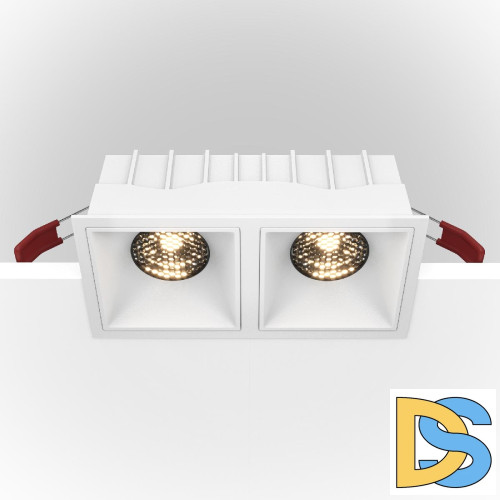 Встраиваемый светильник Maytoni Technical Alfa LED DL043-02-15W3K-D-SQ-W