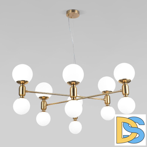 Подвесная люстра Eurosvet Bubble 30182 латунь a063213