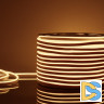 Светодиодный гибкий неон Elektrostandard 220V 9,6W 120Led 2835 IP67 односторонний теплый белый, 50 м 4690389167355
