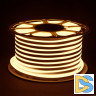 Светодиодный гибкий неон Elektrostandard 220V 9,6W 120Led 2835 IP67 односторонний теплый белый, 50 м 4690389167355