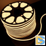 Светодиодный гибкий неон Elektrostandard 220V 9,6W 120Led 2835 IP67 односторонний теплый белый, 50 м 4690389167355
