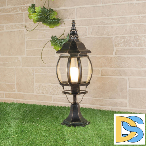 Уличный светильник Elektrostandard 1001S черное золото 4690389076046