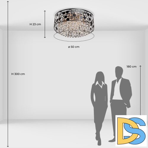 Потолочная люстра De Markt Бриз 111018507