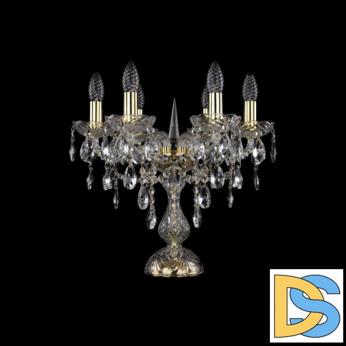 Настольная лампа Bohemia Ivele Crystal 1415L/6/141-39 G
