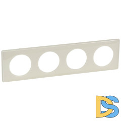 Рамка 4-постовая Legrand Celiane слоновая кость 066624