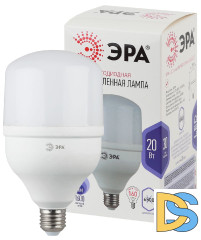 Лампа светодиодная Эра E27 20W 6500K LED POWER T80-20W-6500-E27 Б0027011