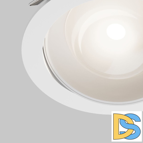 Встраиваемый светильник Maytoni Lens DL105-12W3K-W