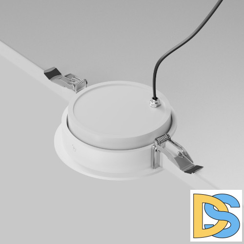 Встраиваемый светильник Maytoni Lens DL105-12W3K-W