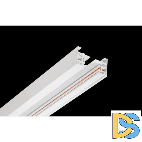 Шинопровод однофазный с питанием и заглушкой Crystal Lux CLT 0.11 01 L3000 WH