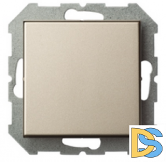 Выключатель Epsilon 1кл. с LED подсветкой шампань