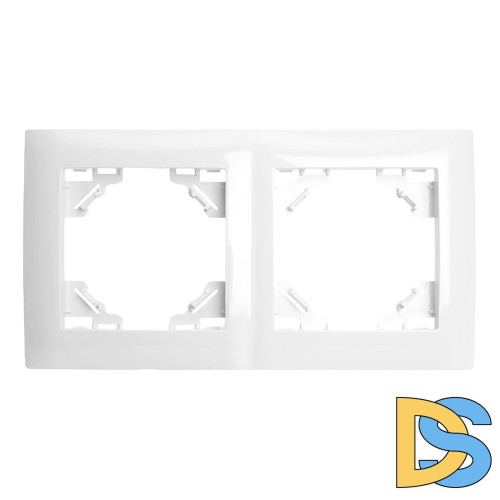 Рамка двухместная Stekker PFR00-9012-01 Эрна Элегант 49630