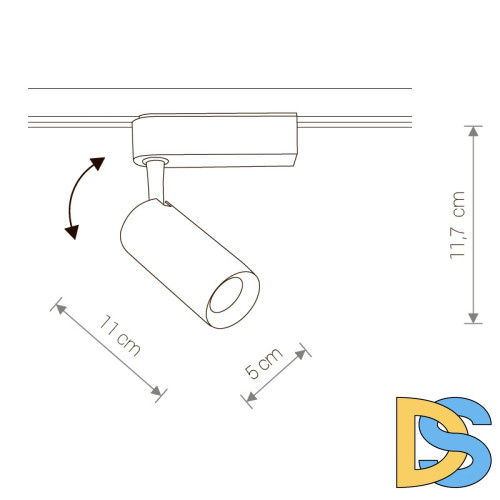 Трековый светодиодный светильник Nowodvorski Profile Iris 9003
