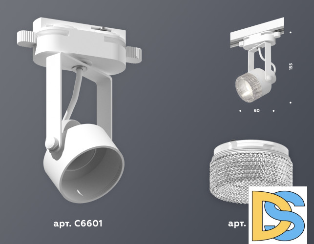 Трековый однофазный светильник Ambrella Light Track System XT6601060 (C6601, N6150)