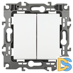 Переключатель перекрестный двухклавишный Эра 12-1112-01М Б0065676