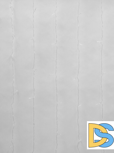 Светодиодная гирлянда (06741) Uniel занавес 220V красный ULD-C2030-240/DTA RED IP20