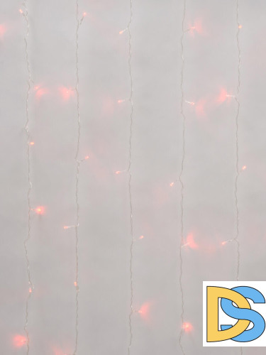 Светодиодная гирлянда (06741) Uniel занавес 220V красный ULD-C2030-240/DTA RED IP20