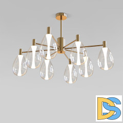 Люстра на штанге Eurosvet Magma 60175/8 латунь a069323