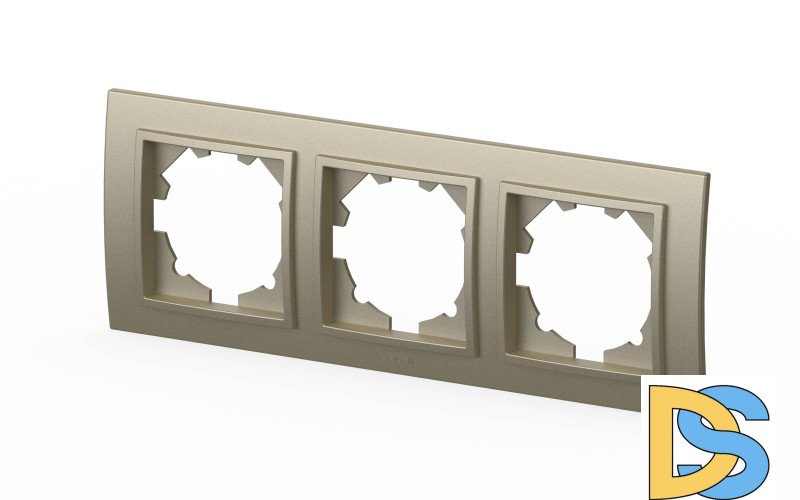 Рамка трехместная ELBI Zena 500-011400-227