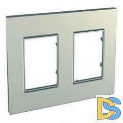 Рамка 2-ая (двойная), Титан, серия Unica, Schneider Electric