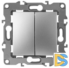 Выключатель двойной Эра 12-1104-03 Б0014647