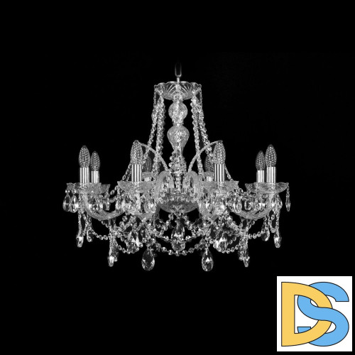 Подвесная люстра Bohemia Ivele Crystal 1411/8/240 Ni