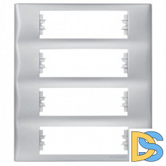 Рамка 4-ая (четверная) вертикальная, Алюминий, серия Sedna, Schneider Electric