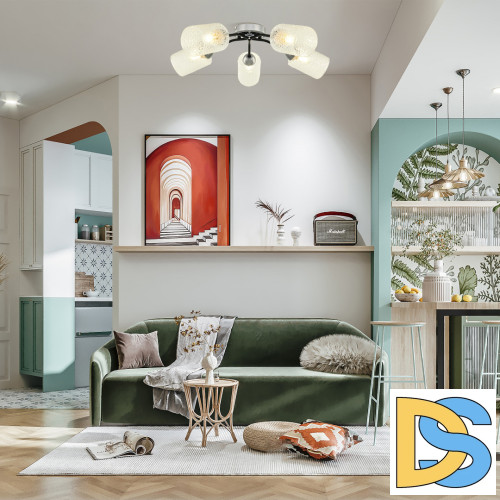 Потолочная люстра Arte Milano Napoli 326207/5 CR.BK