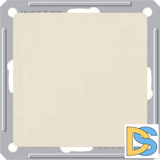 Выключатель 1-клавишный ,проходной (с двух мест) 16А, Бежевый, серия Wessen 59, Schneider Electric