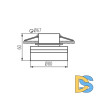 Встраиваемый светильник Kanlux Govik-St DSO-B 29237