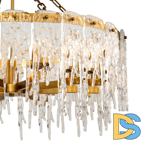 Подвесная люстра Delight Collection KG1102P-8A brass