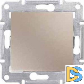 Выключатель 2-полюсный 1-клавишный, Титан, серия Sedna, Schneider Electric