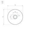 Профиль Arlight SL-ROUND-D70-360deg-2000 ANOD 037770