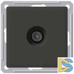 Розетка телевизионная оконечная ТV, Черный бархат, серия Wessen 59, Schneider Electric