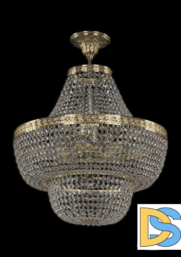 Люстра на штанге Bohemia Ivele Crystal 19091/H1/45IV G