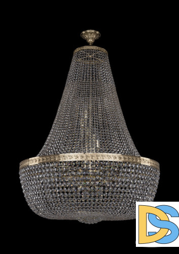 Люстра на штанге Bohemia Ivele Crystal 19281/H2/90IV G