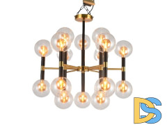 Люстра на штанге Elvan LU-7630/18-G9-GlBkCl