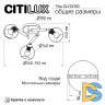 Потолочная люстра Citilux Tika CL133130