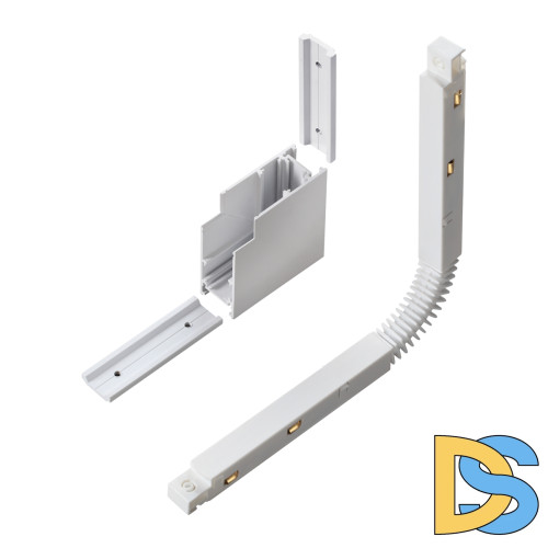 Соединитель с токопроводом для шинопровода Г-образный Novotech Flum 135123