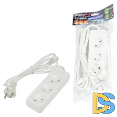 Удлинитель бытовой Uniel Ultra S-CU3-2 WHITE UL-00009981