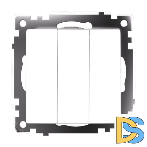 Выключатель трехклавишный Stekker GLS10-7108-01 Катрин 49171