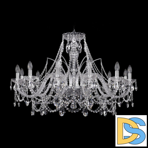 Подвесная люстра Bohemia Ivele Crystal 1411/12/360 Ni
