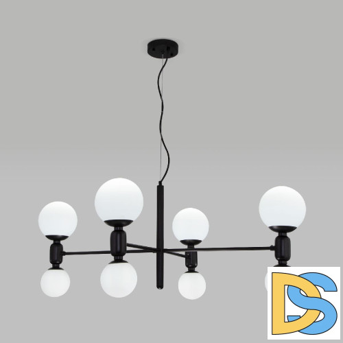 Подвесная люстра Eurosvet Bubble 30182/8 черный a063212