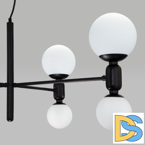 Подвесная люстра Eurosvet Bubble 30182/8 черный a063212
