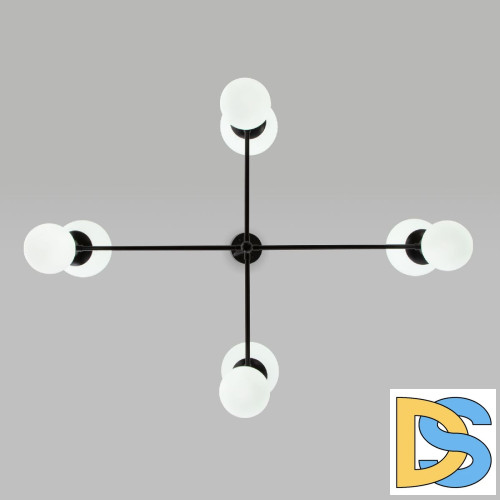 Подвесная люстра Eurosvet Bubble 30182/8 черный a063212