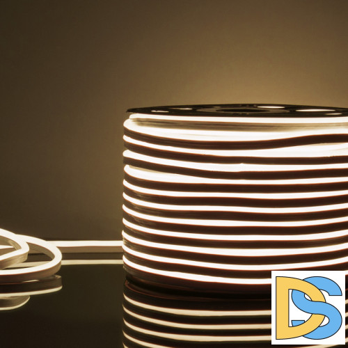 Светодиодный гибкий неон Elektrostandard 220V 9,6W 120Led 2835 IP67 односторонний дневной белый, 50 м 4690389167454 a052994