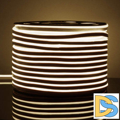 Светодиодный гибкий неон Elektrostandard 220V 9,6W 120Led 2835 IP67 односторонний дневной белый, 50 м 4690389167454 a052994