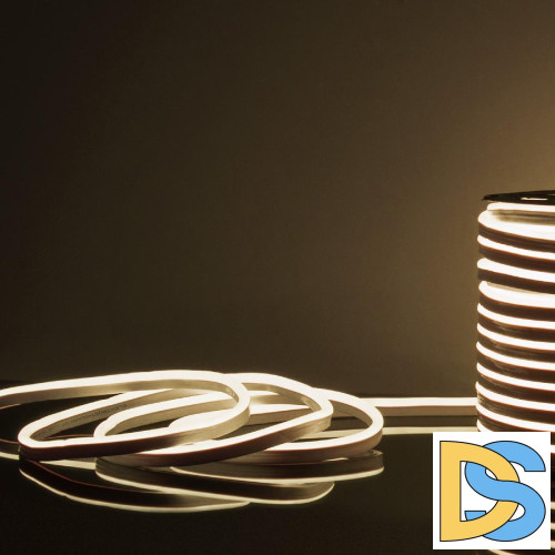 Светодиодный гибкий неон Elektrostandard 220V 9,6W 120Led 2835 IP67 односторонний дневной белый, 50 м 4690389167454 a052994