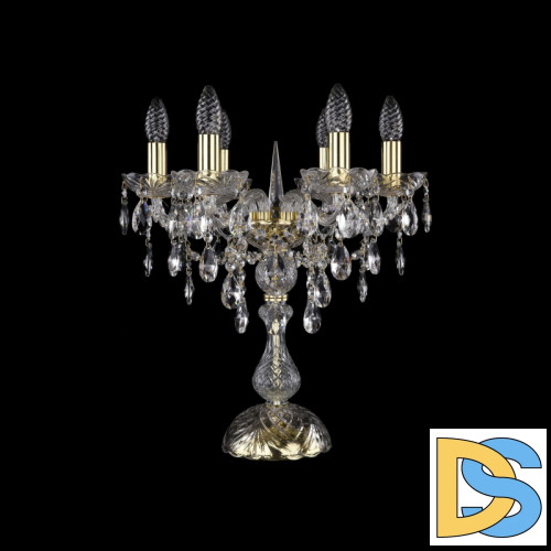 Настольная лампа Bohemia Ivele Crystal 1415L/6/141-47 G