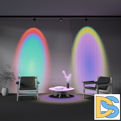 Трековый магнитный светильник Maytoni Lens TR217-4-15WTW-DS-B