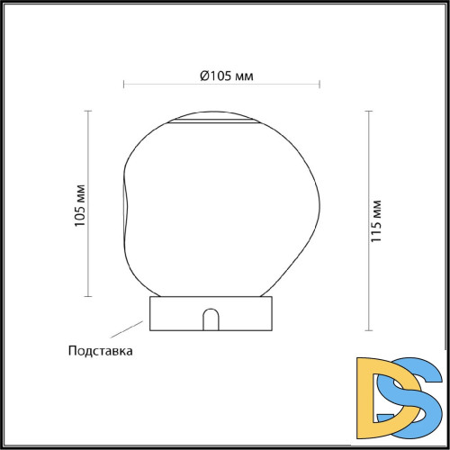 Настольная лампа Odeon Light Jemstone L-vision 5085/2TL